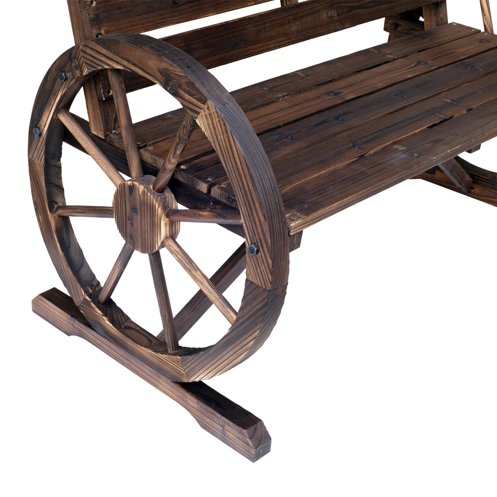 Brown Wood Bench U2341
