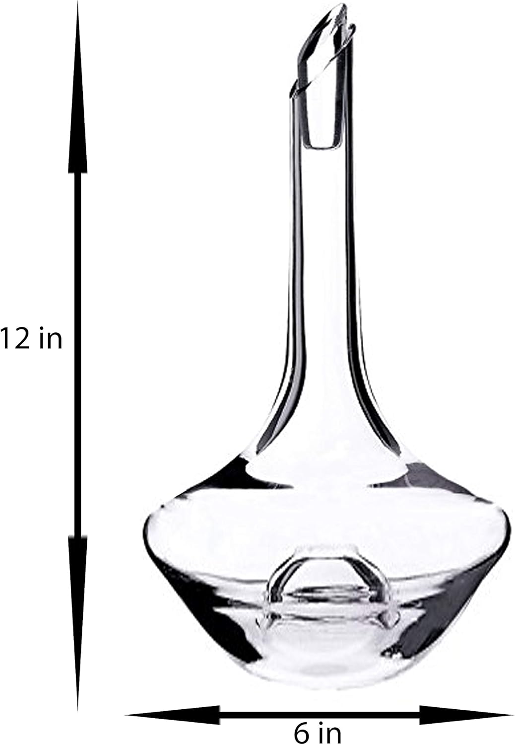 Wine Decanter Set with Stopper, Hand Blown Crystal Glass, Aerator, Pack of 2 F593863