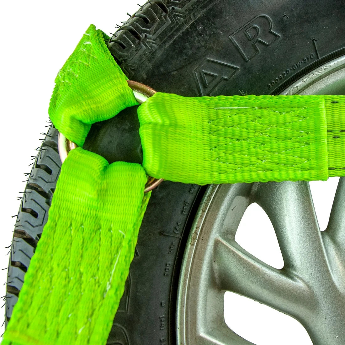 4 Pack Car Tie Down Chain Anchors Side Rail High-Viz 3300 Lbs SWL P49424