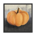 Orange Pumpkin Framed Giclee Canvas Art Print F7827