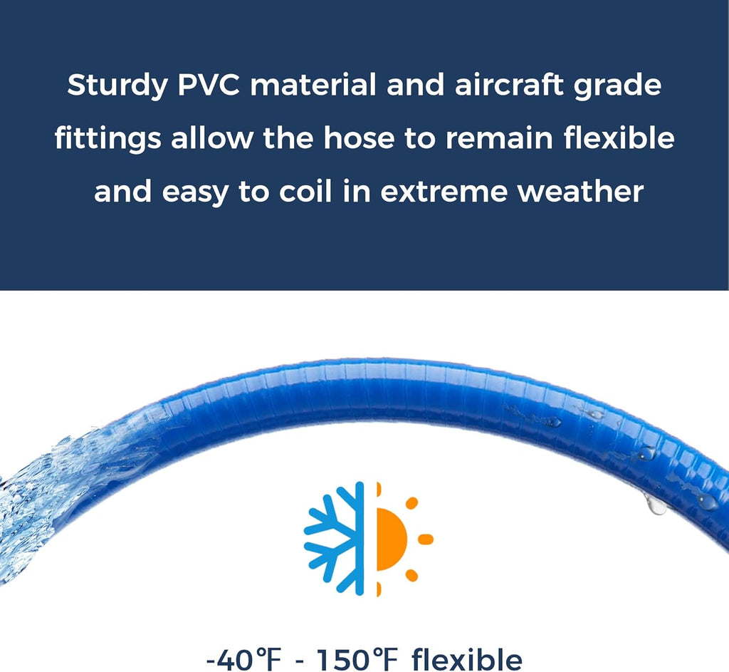 Reinforced Garden Hose 5/8 in. x 50 ft with Brass Fittings Pack of 2 C5337