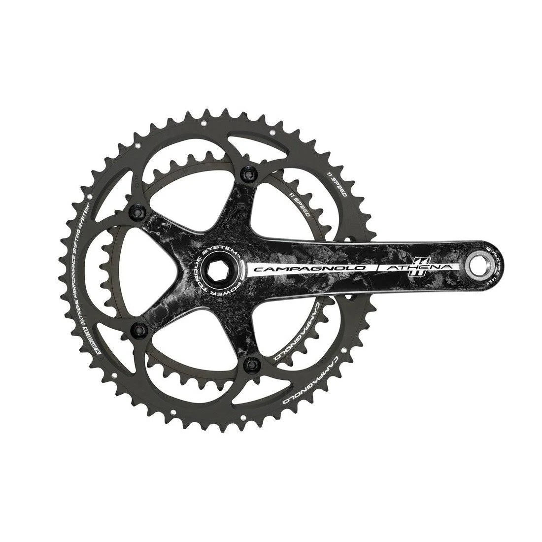 Campagnolo Athena Carbon Power-Torque 11 Speed Double Standard 39/52 Crankset 170mm R5108