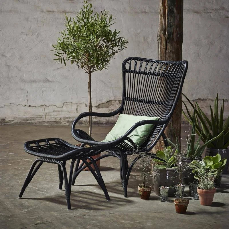 Black Foot Stool M187