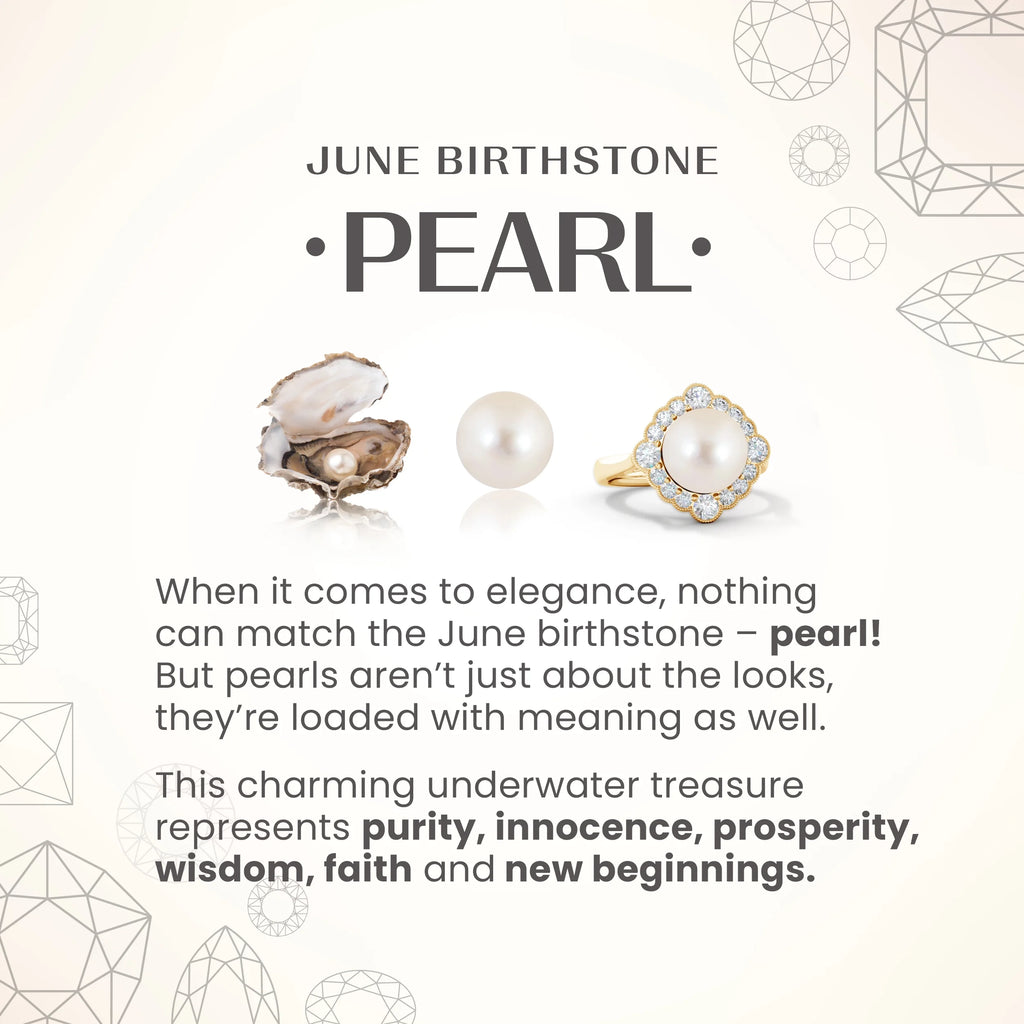 14K White Gold Freshwater Cultured Pearl Diamond Solitaire Earrings U323143