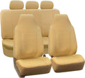 Gray Leather Seat Covers Full Set Pack of 2 O669299