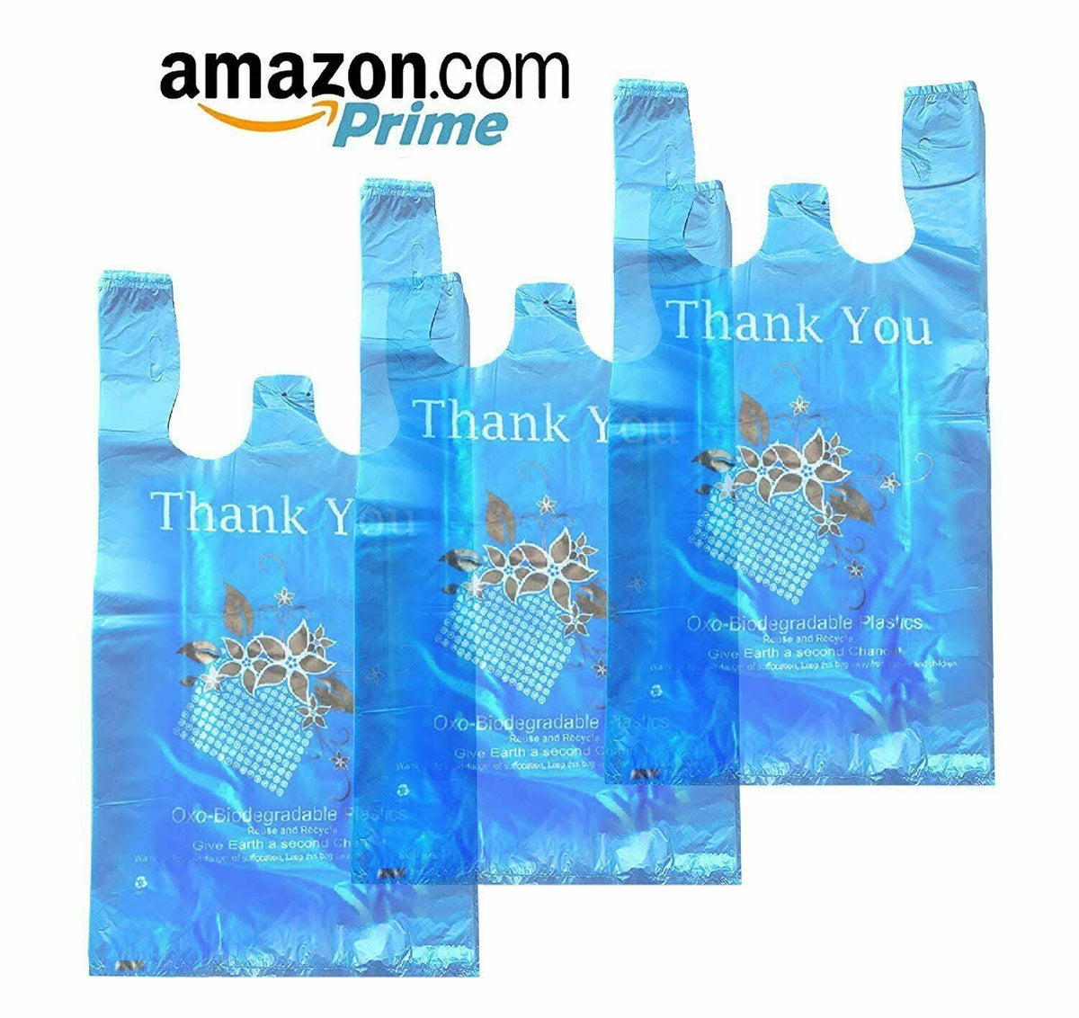 Blue Oxo-Biodegradable Plastic Bags 18x8x32 G831963