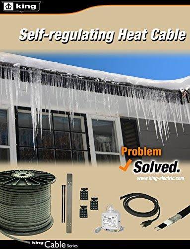 King 62.5 ft 120V Self-Regulating Cable X589