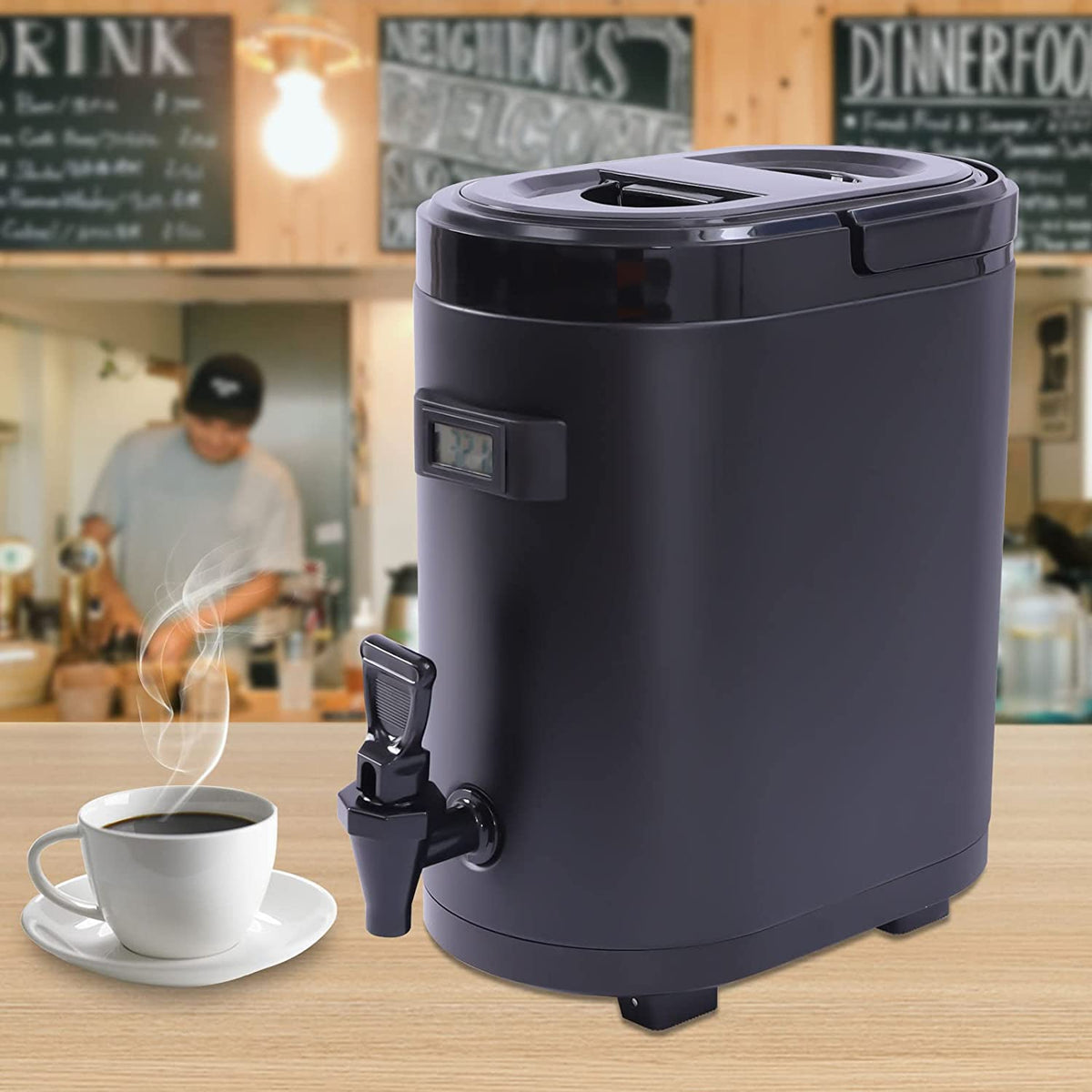 8L/2.11Gal Stainless Insulated Beverage Dispenser E7698