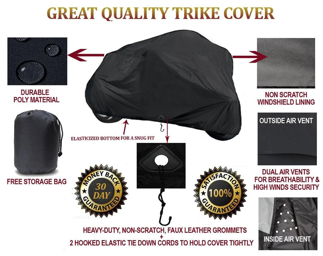 Trike Cover for Can-Am Roadster Spyder GS (SM5) 3-Wheeler G862735