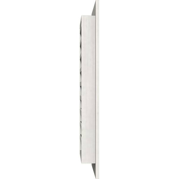 36 inchw x 36 inchh Primed Smooth Western Red Cedar Gable Vent N89268