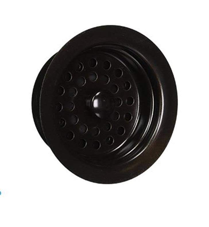 Satin Brass Disposal Flange with Strainer L69010
