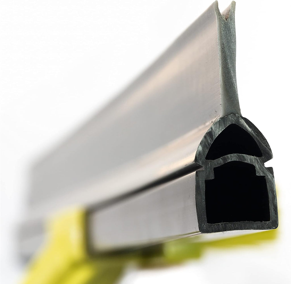 Extension Pole with Floor Squeegee and Grout Scrubbing Brush Combo Q78686