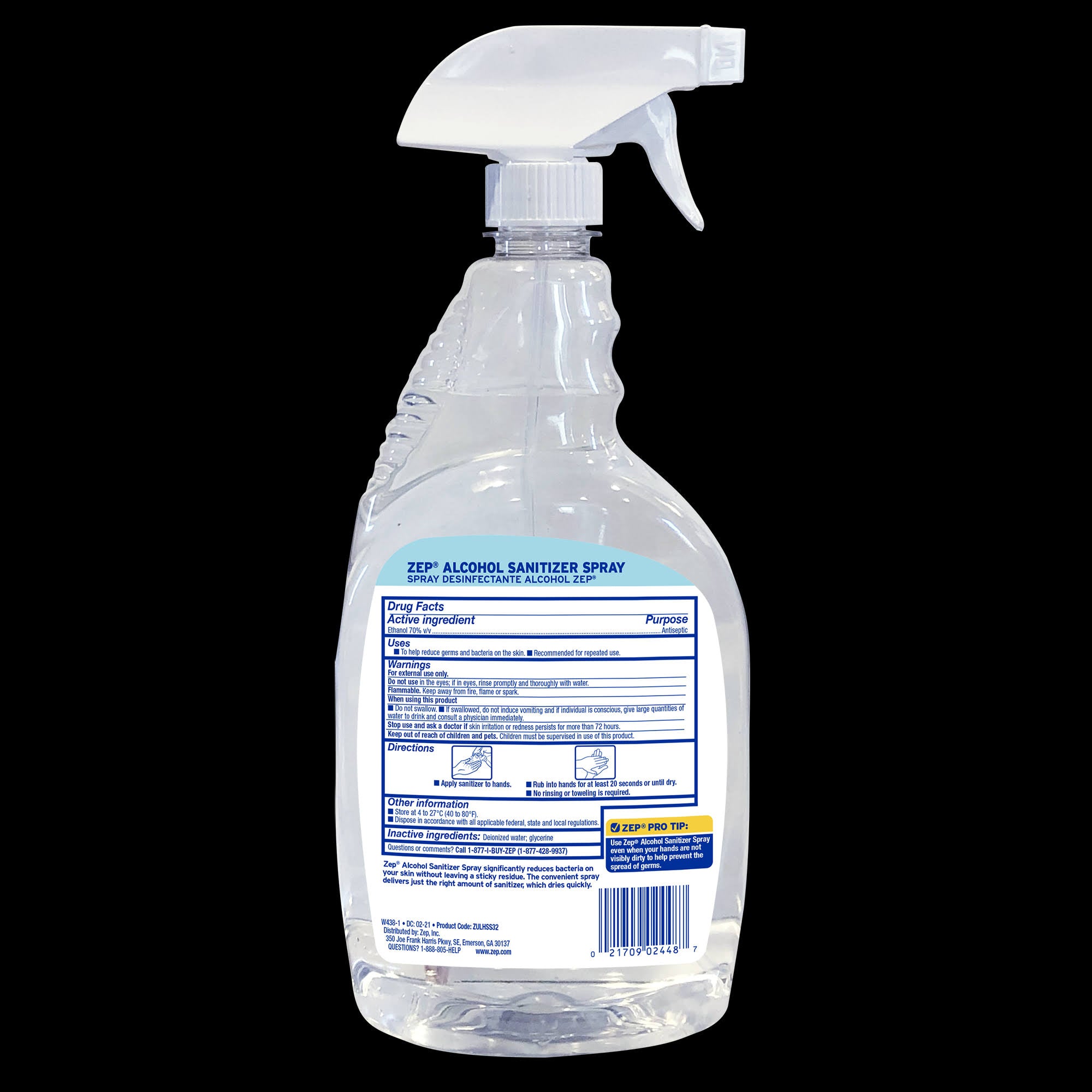 Alcohol Sanitizer Spray 32 fl. oz. V951