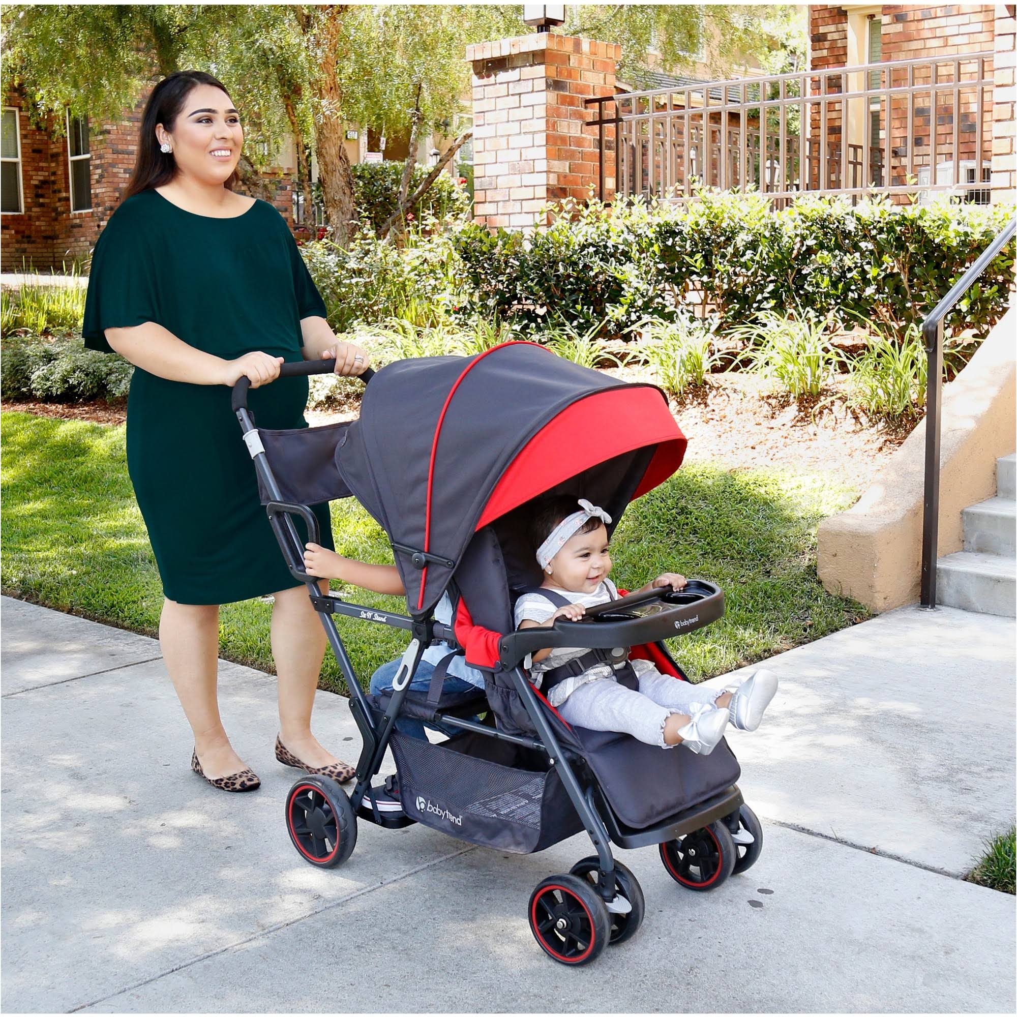 Sit N Stand Sport Stroller - Dusk Red M464