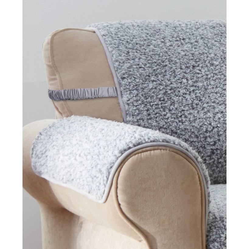 Grey Sherpa XL Sofa Furniture Cover I7748