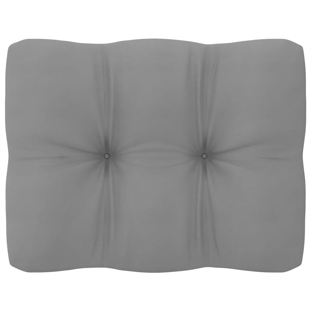 6 Piece Gray Cushioned Pinewood Sectional Sofa Set T358745