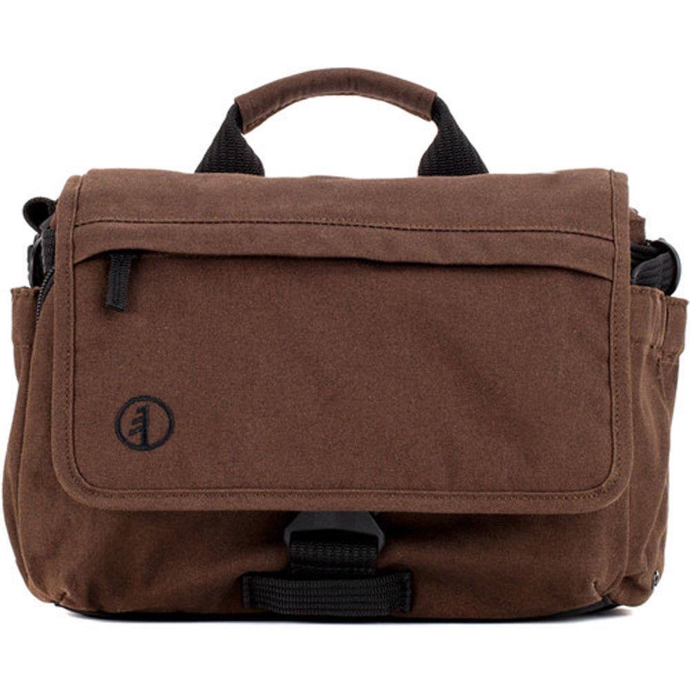 Waxed Canvas Chocolate Brown Camera Bag H69151