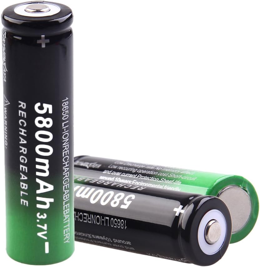 50 Pack 18650 Rechargeable 5800mAh 20A 3.7V Button Top Li-ion Batteries S7517