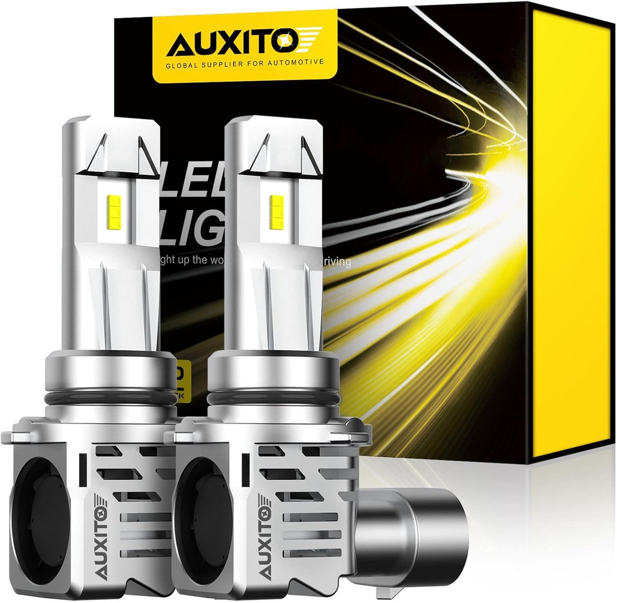 9006 LED Headlight Bulbs, 6500K Xenon White, Pack of 2 T28721
