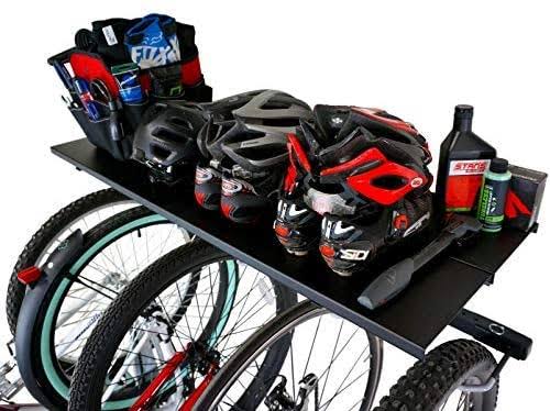 5 Bike Rack Storage Shelf Steel Wall Mount H31670