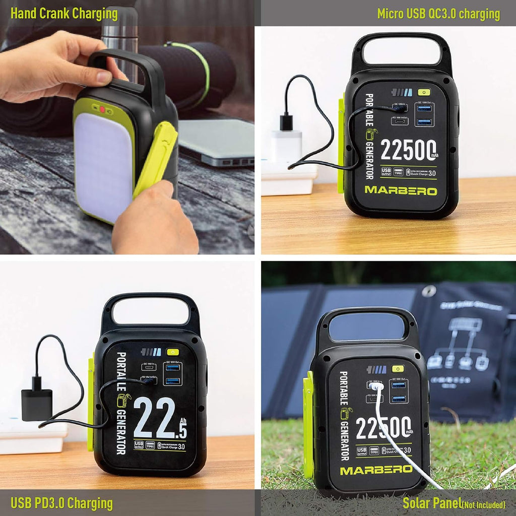 22500mAh Portable Power Station with LED Flashlight P51368