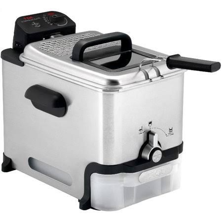 Stainless Steel Deep Fryer with Basket, 2.6-Pound Z132786