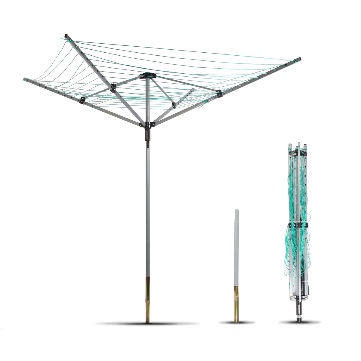 Green Retractable Umbrella Drying Rack C331