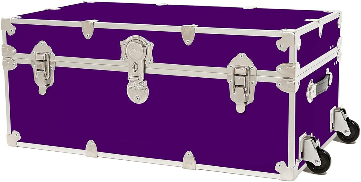 Large Armor Trunk with Removable Wheels 32x18x14 (Black) D598026