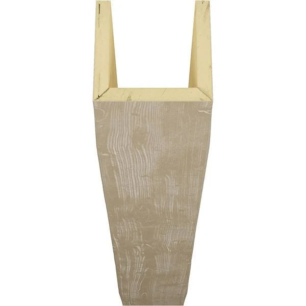 White 3-Sided Faux Wood Ceiling Beam H60091