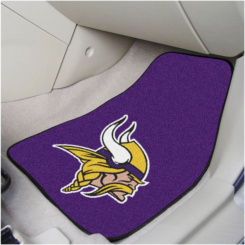NFL Minnesota Vikings 2-pc Carpet Car Mats O296736