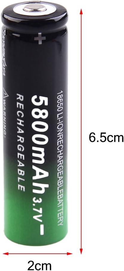 50 Pack 18650 Rechargeable 5800mAh 20A 3.7V Button Top Li-ion Batteries S7517