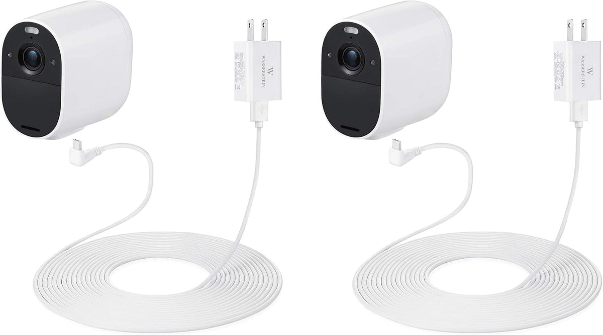 25ft Weatherproof Outdoor Charger (2-Pack, White) S52451