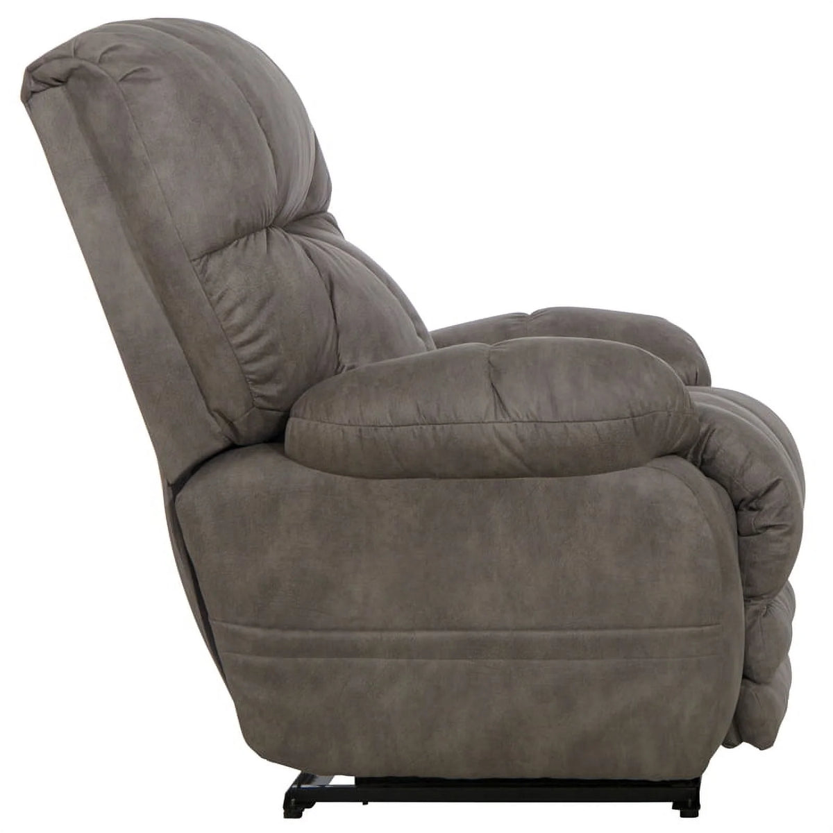 Oversized Power Lay Flat Recliner in Gray Fabric H244397