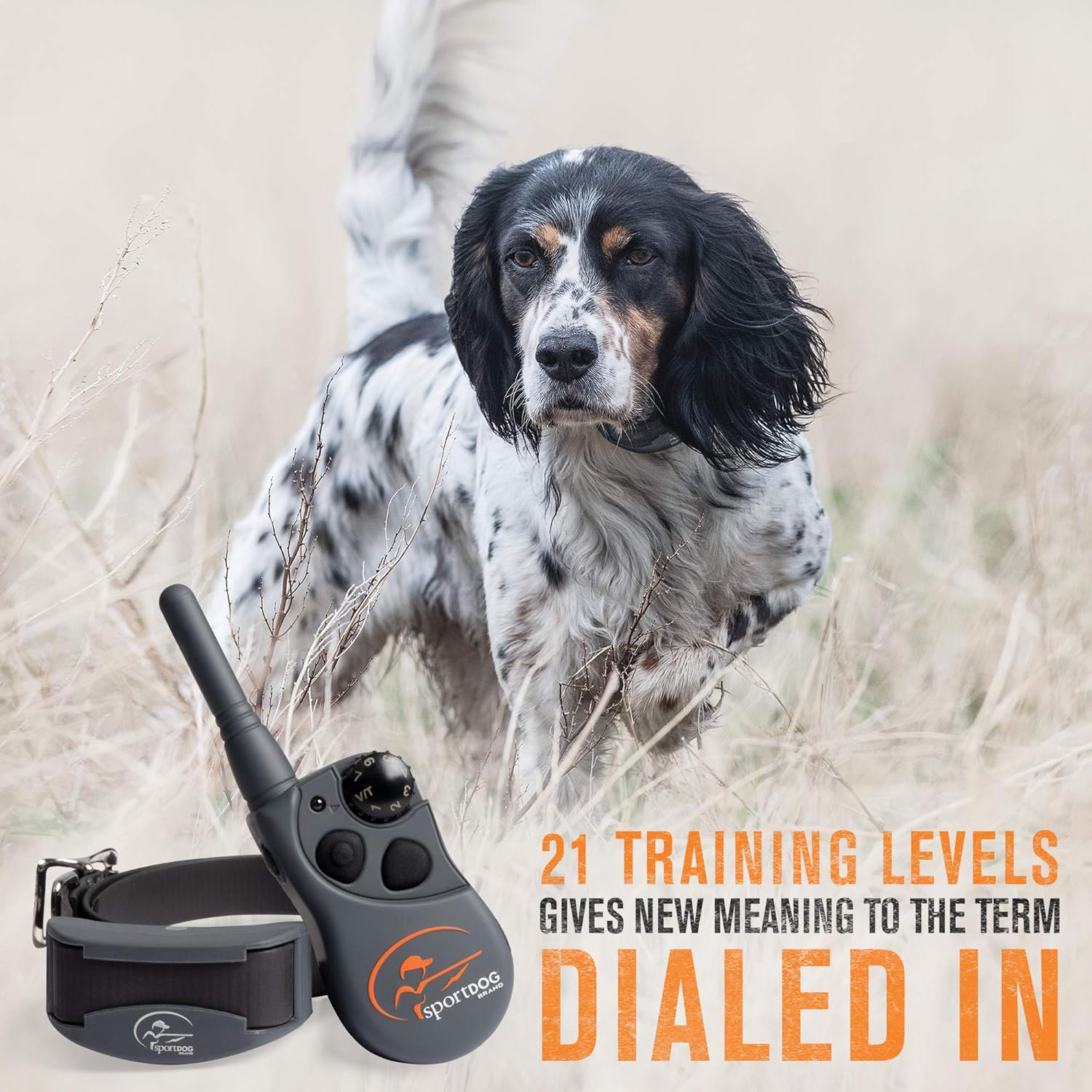 Electronic Dog Training Collar with Remote, 500 Yard Range, Waterproof, Rechargeable L63635