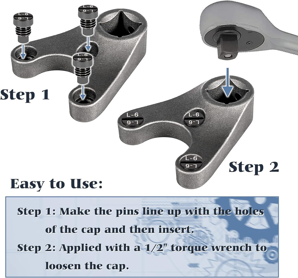 35mm x 6mm Outboard Trim/Tilt Pin Wrench Tools Pack of 2 Z32222