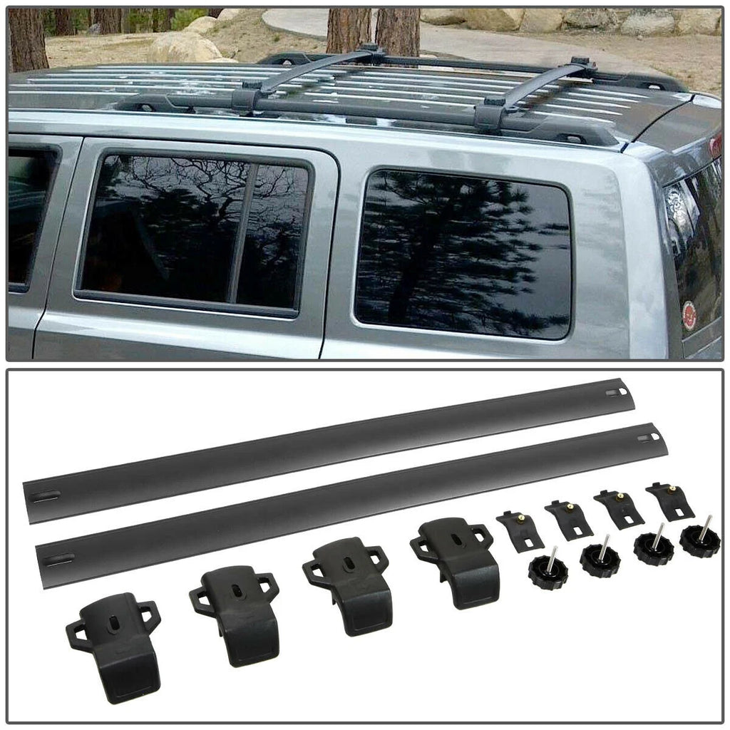 Pair OE Style Roof Rack Top Rail Aluminum Cross Bar E286018
