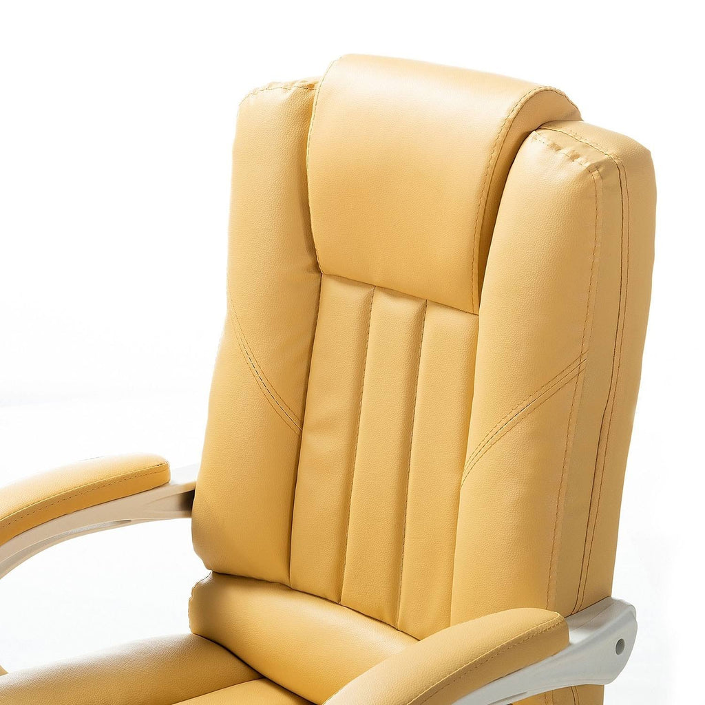 Navy Swivel Gaming Chair with White Base L5893
