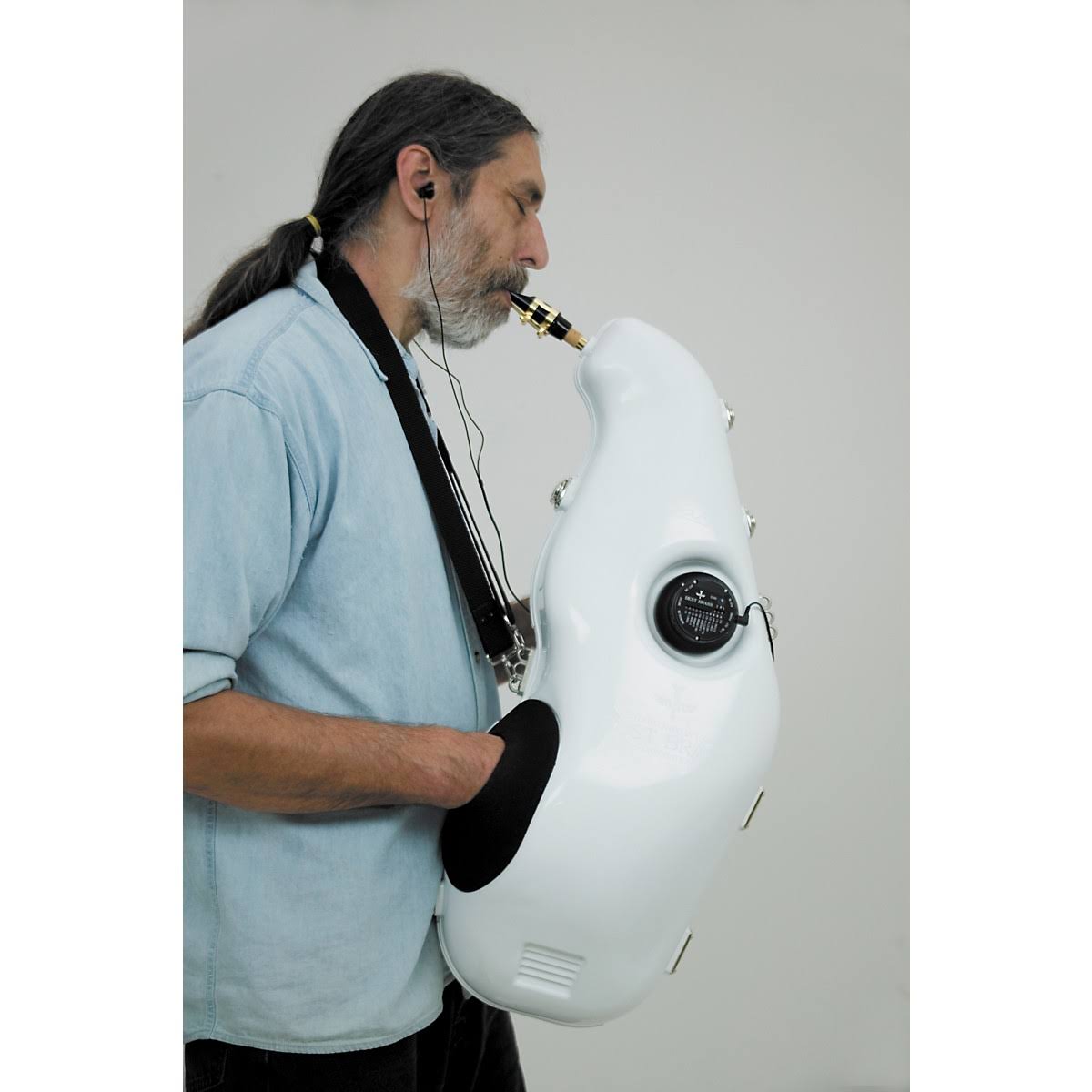 White Practice Mute System for Alto Saxophone II G783