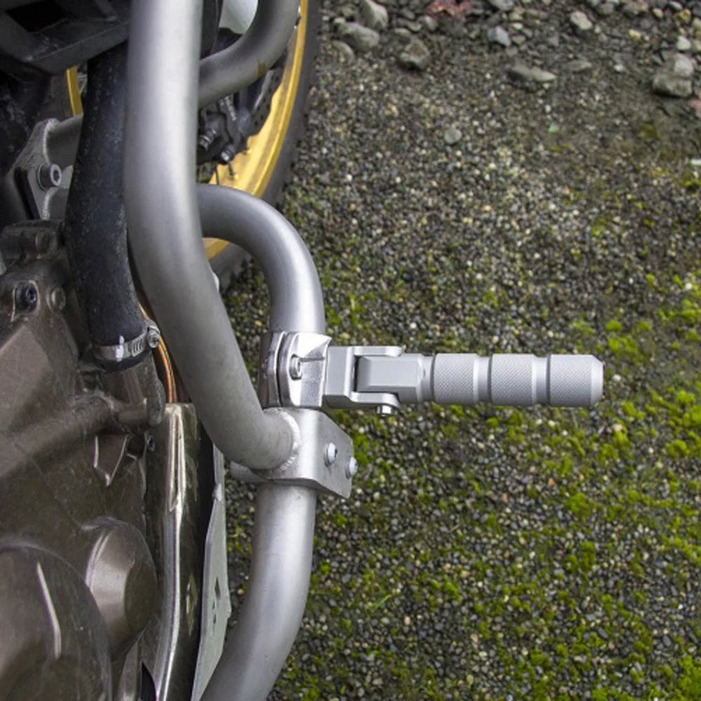 Universal Motorcycle 360 Rotatable Highway Crash Bar Foot Pegs I4004