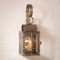 Single Wall Lantern in Weathered Brass H25331