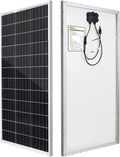 100 Watt 12V Monocrystalline Solar Panel with Solar Connectors P4437