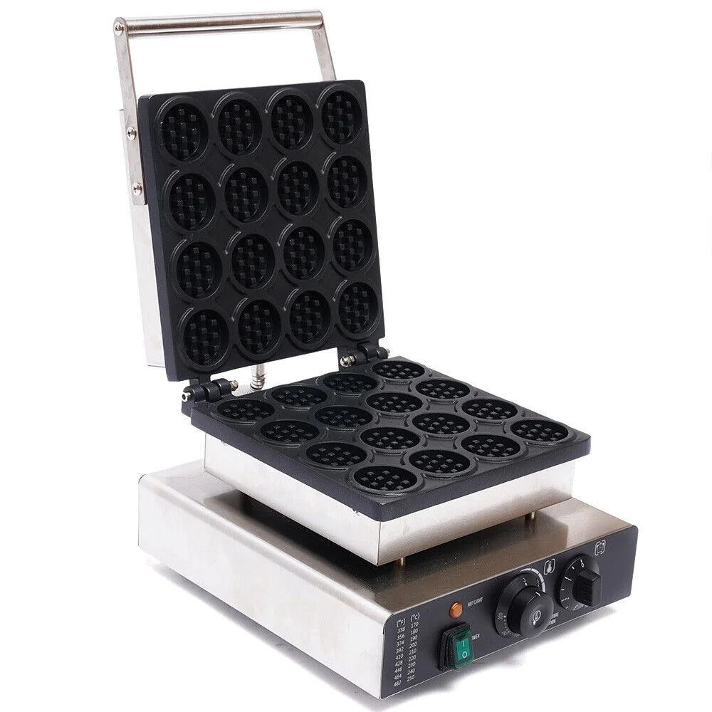 Small Round Nonstick Belgian Waffle Baker I63426