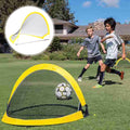2Pcs Portable Foldable Dome Shaped Football Goals with Inflatable Ball and Air Pump P218