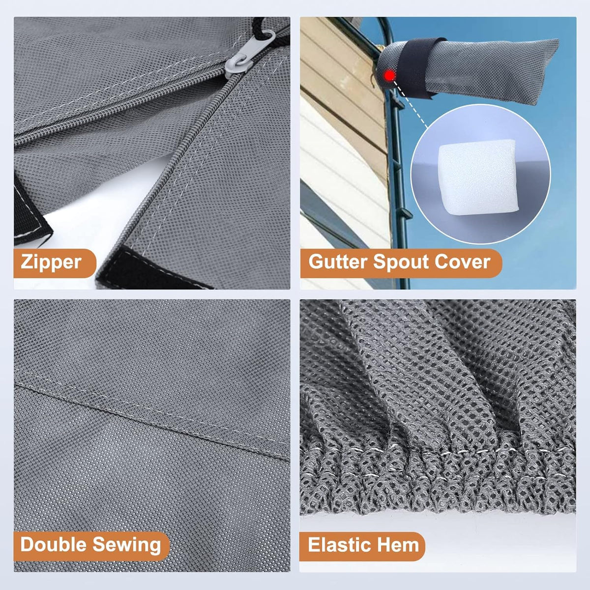 5 Layers RV Cover for 22'1 - 24' Motorhome J657