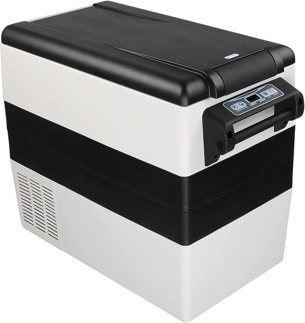 Portable Car Refrigerator, 55 Quart(52L) Electric Compressor Cooler J500