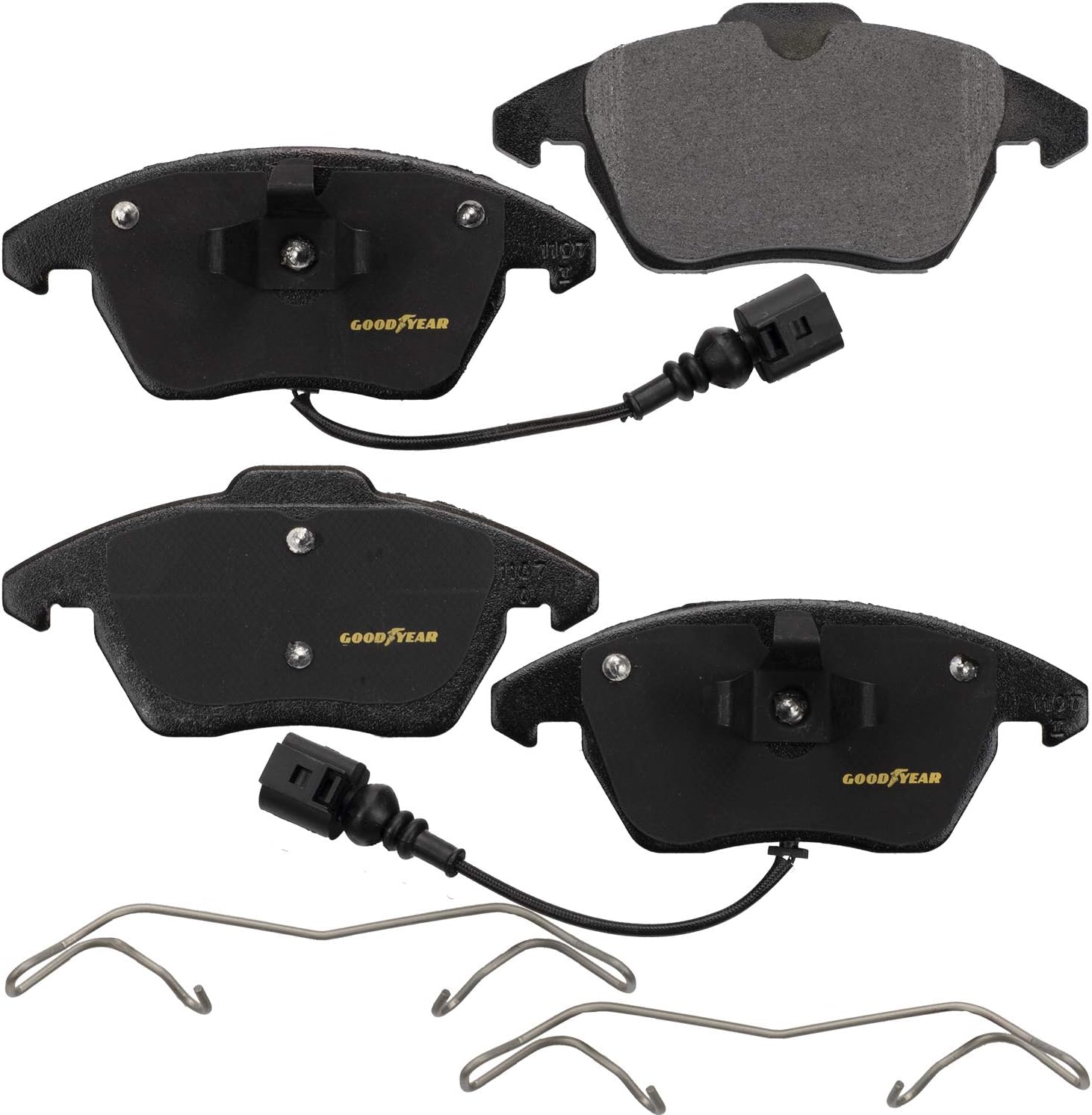 Semi-Metallic Front Brake Pads Pack of 2 E551