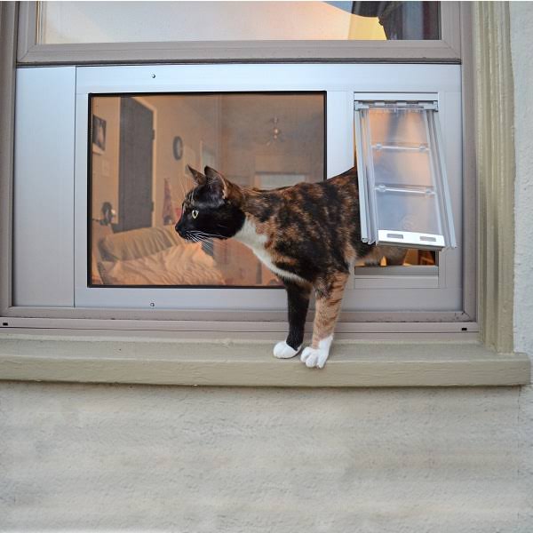 Silver Large Pet Door V81148