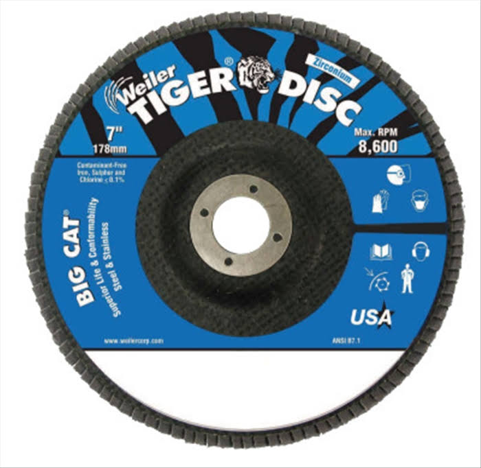 7 Tiger Disc ABR Flap Disc Phenolic BK F969
