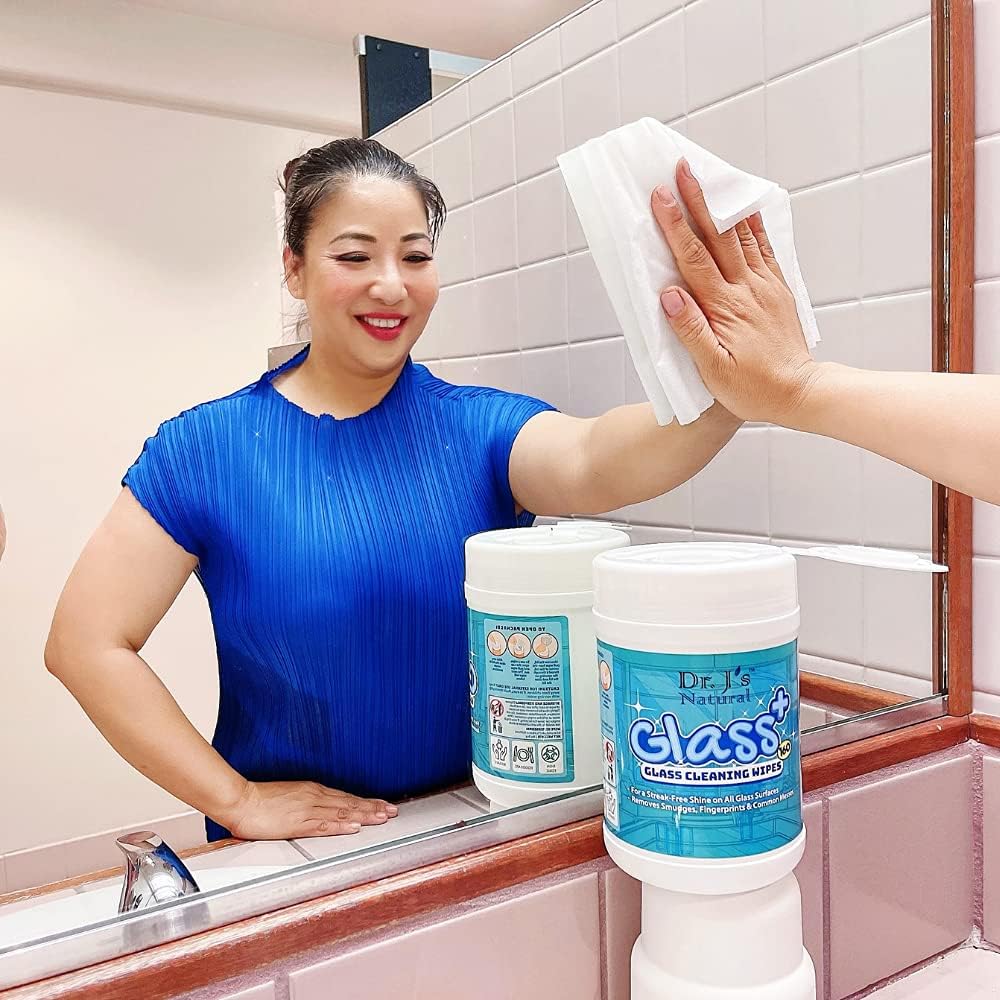 Glass Window Mirror Cleaning Wipes (12 Canisters) O31341
