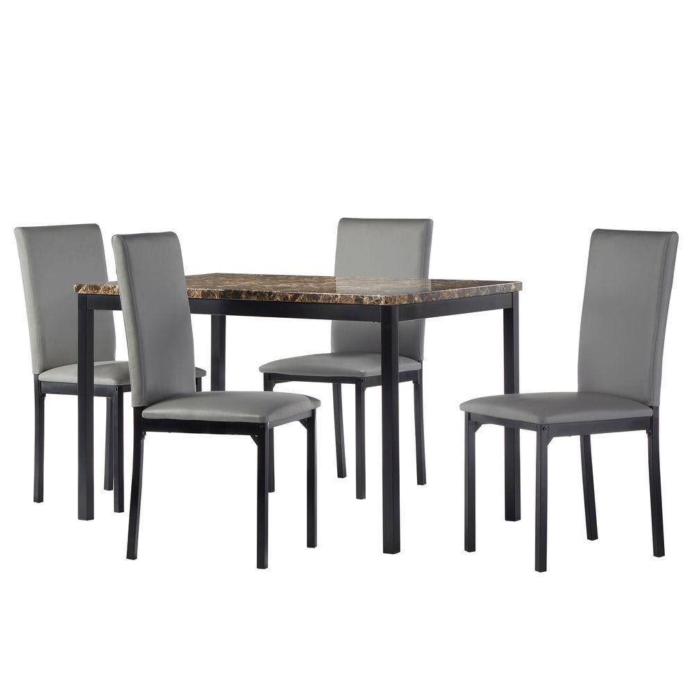 5-Piece Grey Dining Set R984602